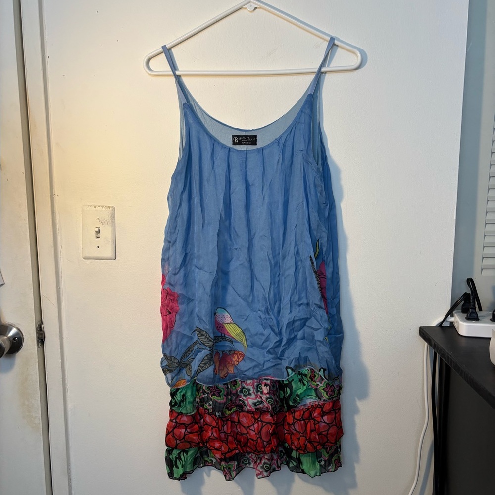 Bella Amore Light Blue Chiffon Dress